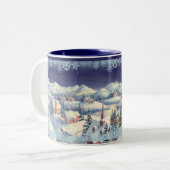 2 Couleurs TASSE de VILLE de NOËL par SHARON SHARPE (Devant gauche)