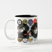 2 Couleurs Tasse de ville de spatule 20ème (Gauche)