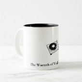 2 Couleurs Tasse de vinyle (Devant gauche)