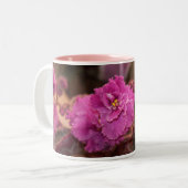 2 Couleurs Tasse de violette africaine (Devant gauche)