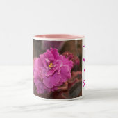 2 Couleurs Tasse de violette africaine (Centre)