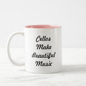 2 Couleurs Tasse de violoncelle (Gauche)