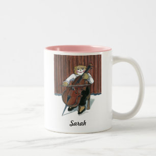 2 Couleurs Tasse de violoncelle