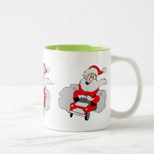2 Couleurs Tasse de voiture de Père Noël