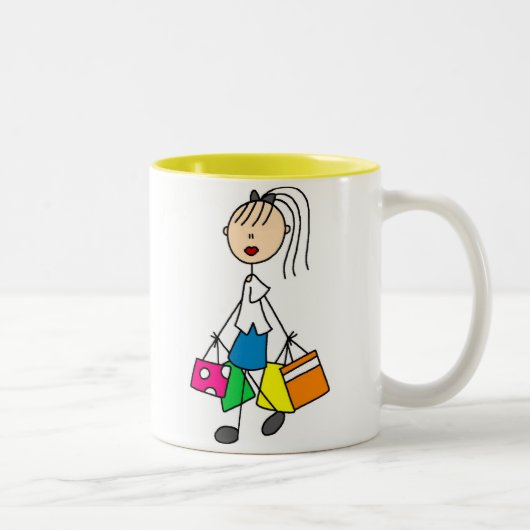 2 Couleurs Tasse de voyage d'achats (Droit)