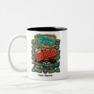 2 Couleurs Tasse de voyage personnalisée et drôle de refus de