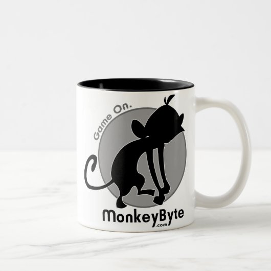2 Couleurs tasse de Web de MonkeyByte.com (Droit)