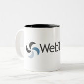 2 Couleurs Tasse de WebTricks (Devant gauche)