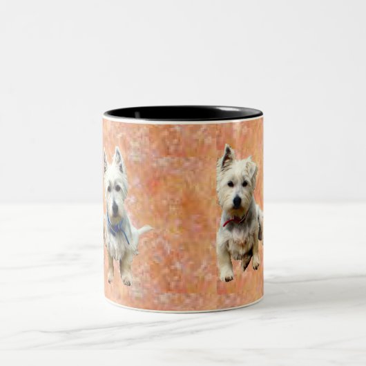 2 Couleurs Tasse de Westies (Centre)