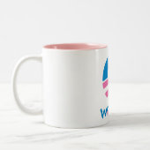 2 Couleurs Tasse de WObama (Gauche)