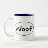 2 Couleurs Tasse de Woof (Gauche)