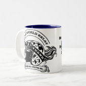 2 Couleurs Tasse de WRWR Etats-Unis (Devant gauche)