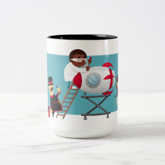 2 Couleurs Tasse de Yeoman Rocket