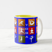 2 Couleurs Tasse de yoga (Devant droit)
