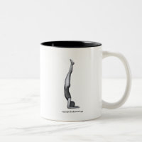 Tasse de yoga - pose de paon