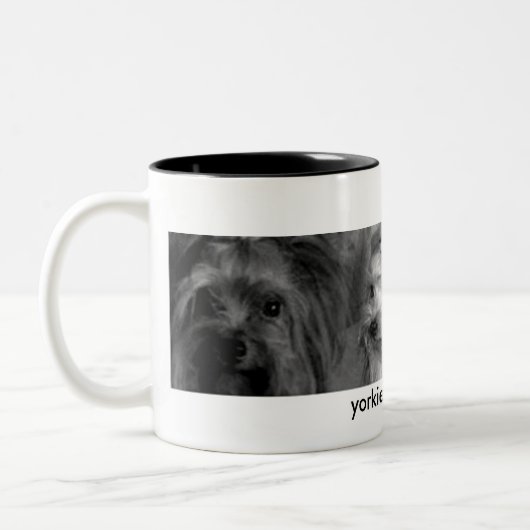 2 Couleurs Tasse de Yorkie (Gauche)