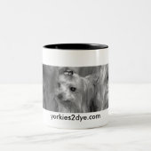 2 Couleurs Tasse de Yorkie (Centre)