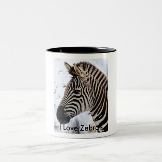 2 Couleurs Tasse de zèbre (Centre)