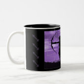2 Couleurs Tasse de zodiaque d'Archer de Sagittaire avec des (Gauche)