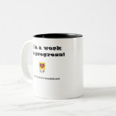 2 Couleurs Tasse de zone de construction (Devant gauche)