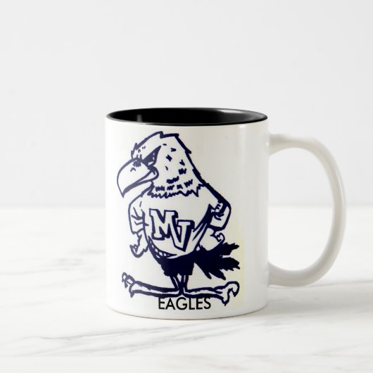 2 Couleurs Tasse d'EAGLES (Droit)