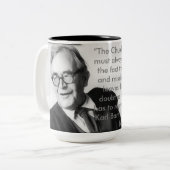2 Couleurs Tasse d'ecclesiology de Karl Barth (Devant gauche)