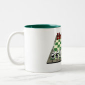 2 Couleurs tasse d'échecs (Gauche)