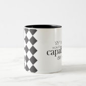 2 Couleurs Tasse d'échecs : Que Capablanca ferait-il ? (Centre)