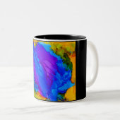 2 Couleurs Tasse d'éclaboussure (Devant droit)