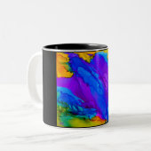 2 Couleurs Tasse d'éclaboussure (Devant gauche)