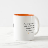 2 Couleurs Tasse Déclaration Radicale pour Droitier (Devant droit)