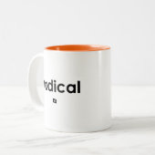 2 Couleurs Tasse Déclaration Radicale pour Droitier (Devant gauche)