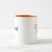 2 Couleurs Tasse Déclaration Radicale pour Droitier (Centre)