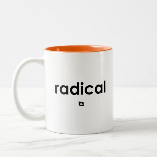2 Couleurs Tasse Déclaration Radicale pour Droitier (Gauche)