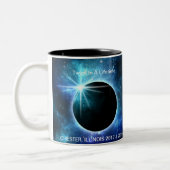 2 Couleurs Tasse d'éclipse totale de Chester l'Illinois 2017 (Gauche)