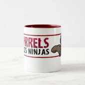 2 Couleurs Tasse d'écureuil de Ninja (Centre)