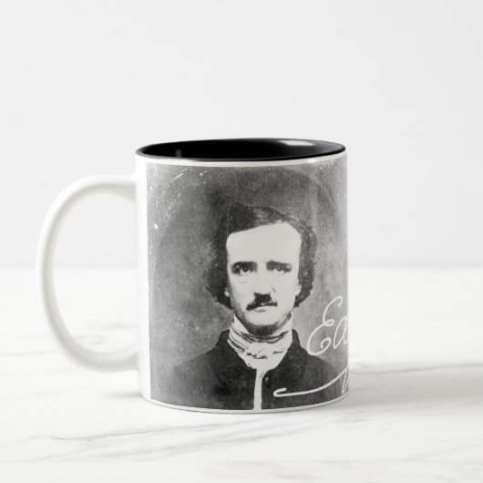 2 Couleurs Tasse d'Edgar Allan Poe (Gauche)