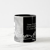 2 Couleurs Tasse d'Edgar Allan Poe (Centre)