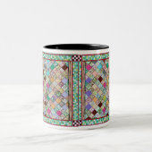 2 Couleurs Tasse "d'édredon de confettis" (Centre)