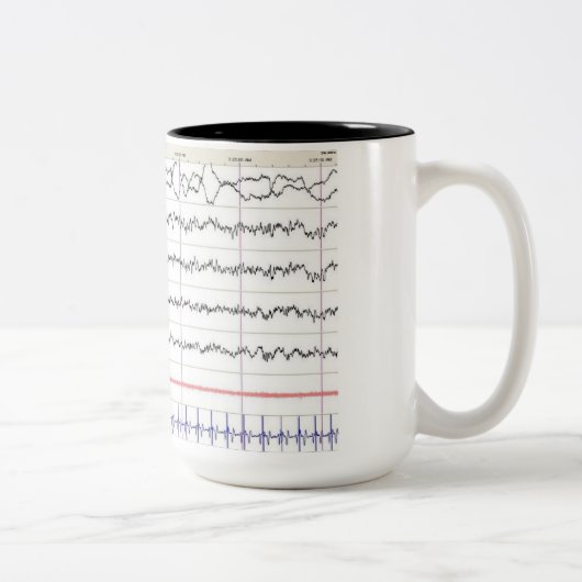 2 Couleurs Tasse d'EEG - sommeil de rem (Droit)