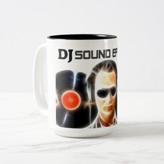 2 Couleurs Tasse d'effets sonores du DJ (Devant gauche)