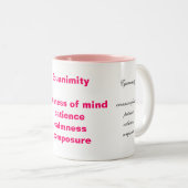 2 Couleurs Tasse d'égalité (Devant droit)