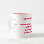 2 Couleurs Tasse d'égalité (Devant gauche)