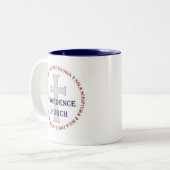 2 Couleurs Tasse d'église de Providence (Devant gauche)