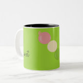 2 Couleurs Tasse delcious douce de mochi (Devant gauche)