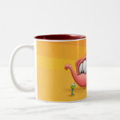 2 Couleurs Tasse d'éléphant et de ver (Gauche)