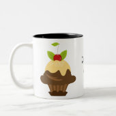 2 Couleurs Tasse délicieuse de petit gâteau (Gauche)