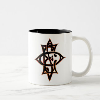 2 Couleurs Tasse d'emblème d'OES (cuivre et noir)