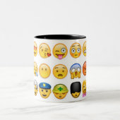 2 Couleurs Tasse d'Emoji (Centre)