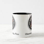 2 Couleurs Tasse d'énergie d'Obamas (Centre)